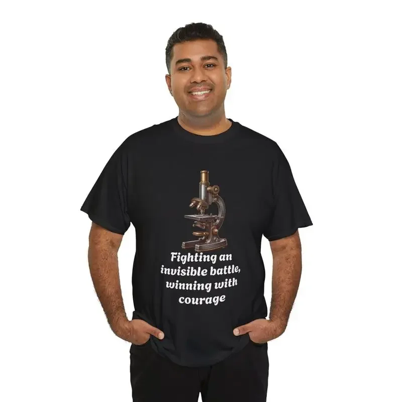 Fighting an invisible battle winning with courage all Diseases Cancer T shirt