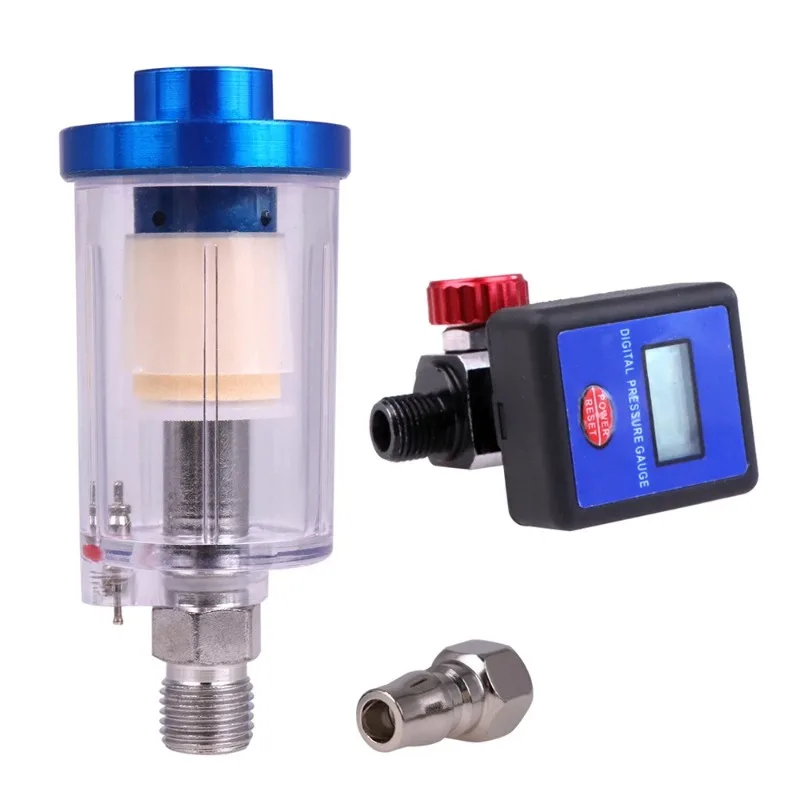 Suntool Airbrush Electronic Pressure Regulator LCD Digital Display  +1/4