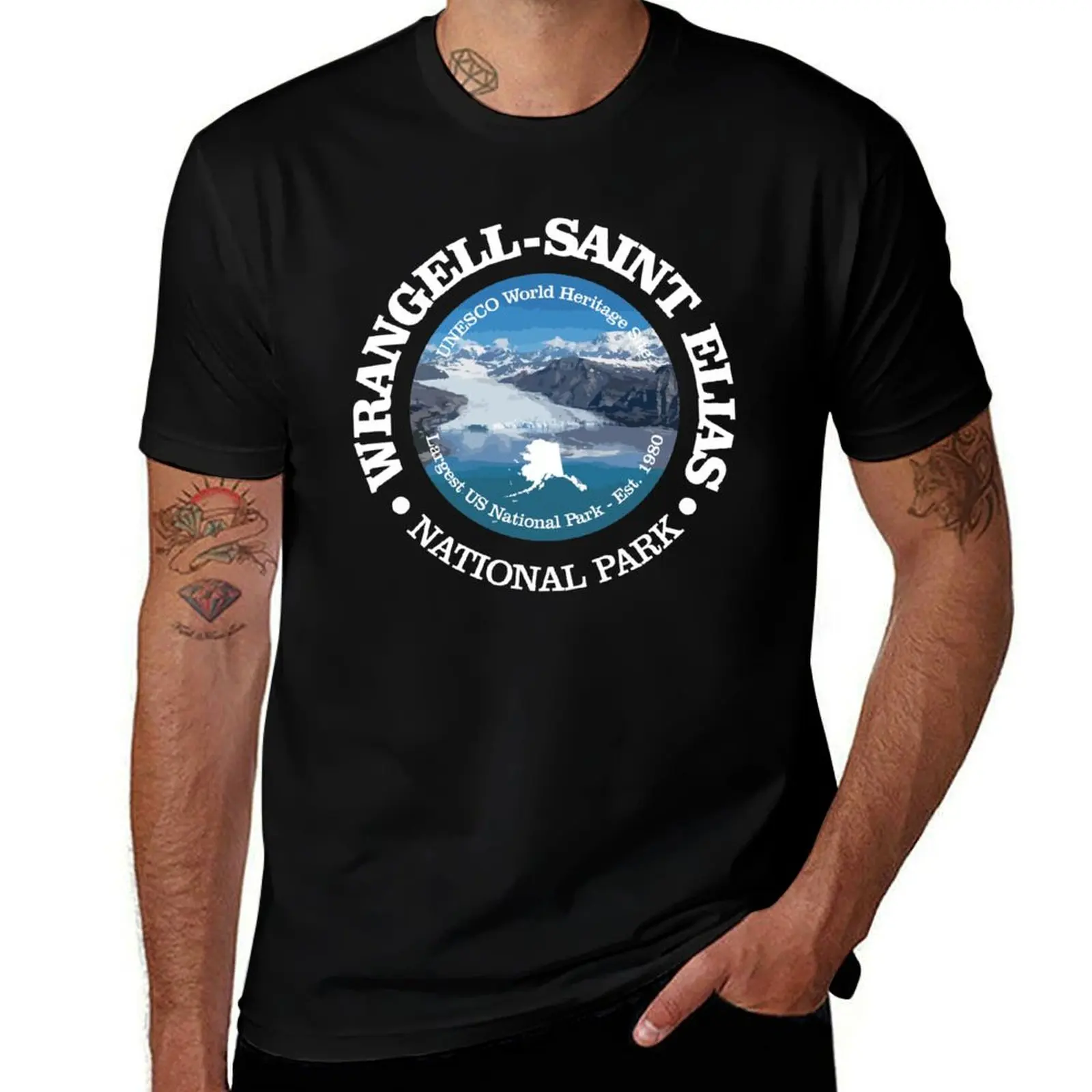 

Wrangell-Saint Elias National Park (NP) T-Shirt cotton t shirt pack funny t shirts cotton t shirts designer T-shirt