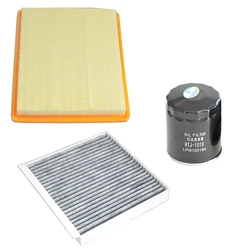 3Pcs Oil Cabin Air Filters Set For MG (SAIC) MG5 (AP32) 1.5L 2020- ROEWE i5 1.5L i6 PLUS 1.6L 2018- 10487777 10389833 710000263