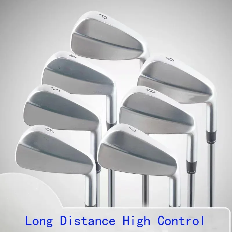 

Mens MB101 Iron Set 101 Golf Clubs Silver Heads Soft Iron With Graphite/Steel Shaft With Headcovers