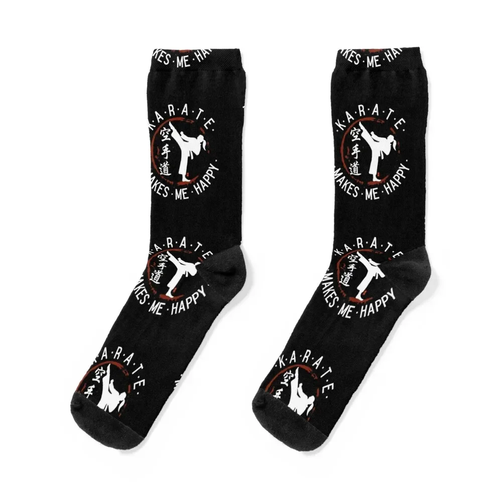 

Karate Girl, Karate makes me happy Socks men cotton high quality gym Children's Socks Man Women's