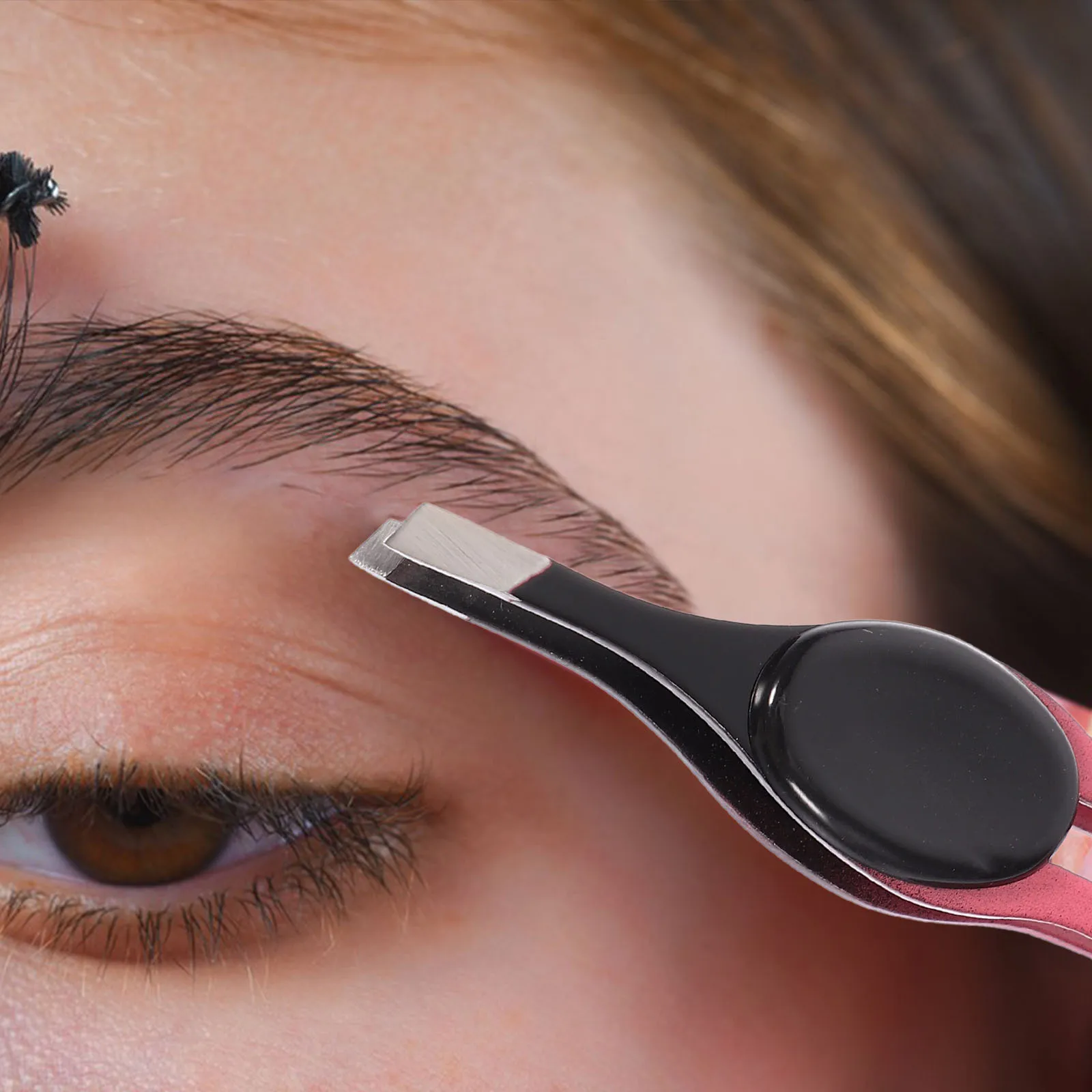 5 個の眉毛ピンセットステンレス鋼眉毛トリミングツール正確な脱毛キットメイクアップツール女性男性旅行用