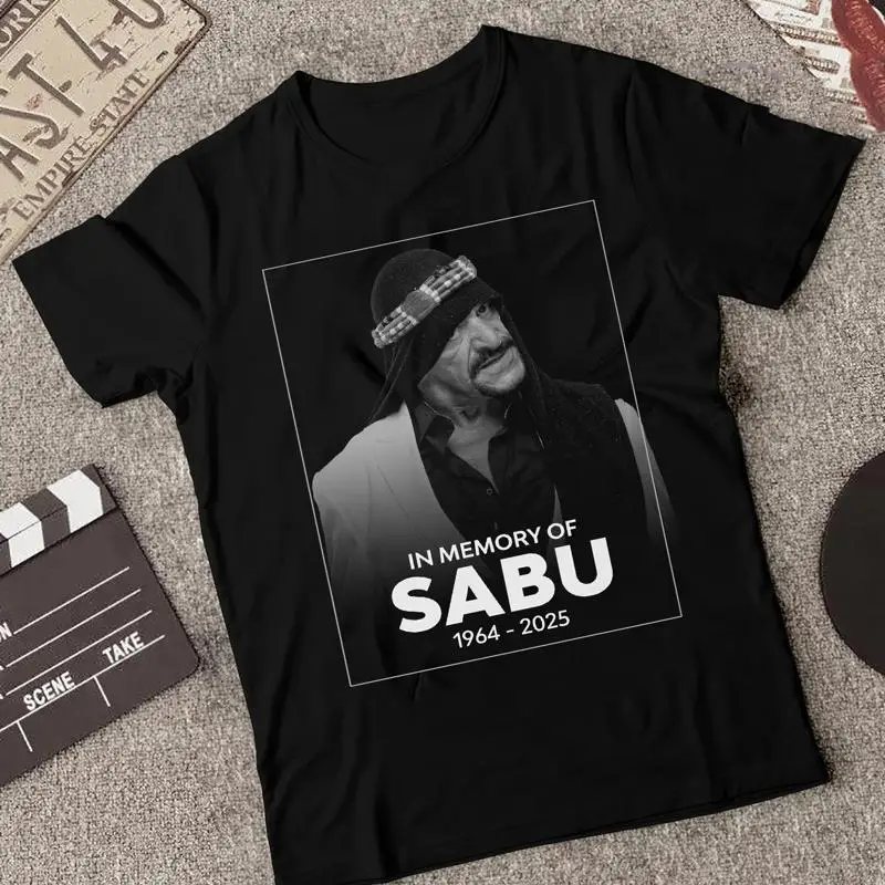 NEW Sabu 1964 2025 Black Cotton All size S 345XL For Fans  T shirt HRB144
