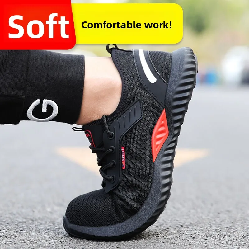 أحذية أمان رجالية أحذية رياضية مضادة للثقب أحذية عمل للرجال أحذية عمل للتنفس أحذية رجالية خفيفة الوزن أحذية عمل رجالية