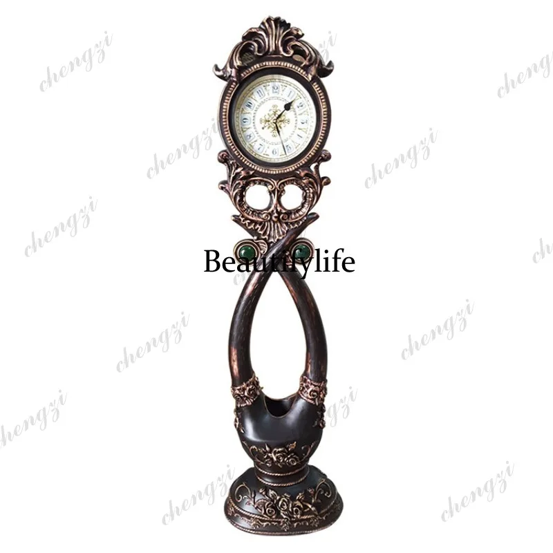 A95 new fashion European floor pendulum clock luxury living room creative club shopping mall decoration