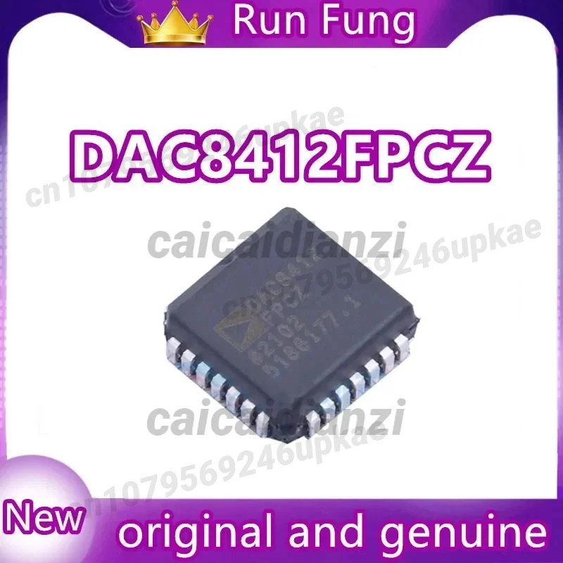1~5PCS   DAC8412FPCZ DAC8412  12 Bit Digital to Analog Converter 4 28-PLCC (11.51x11.51) New Original