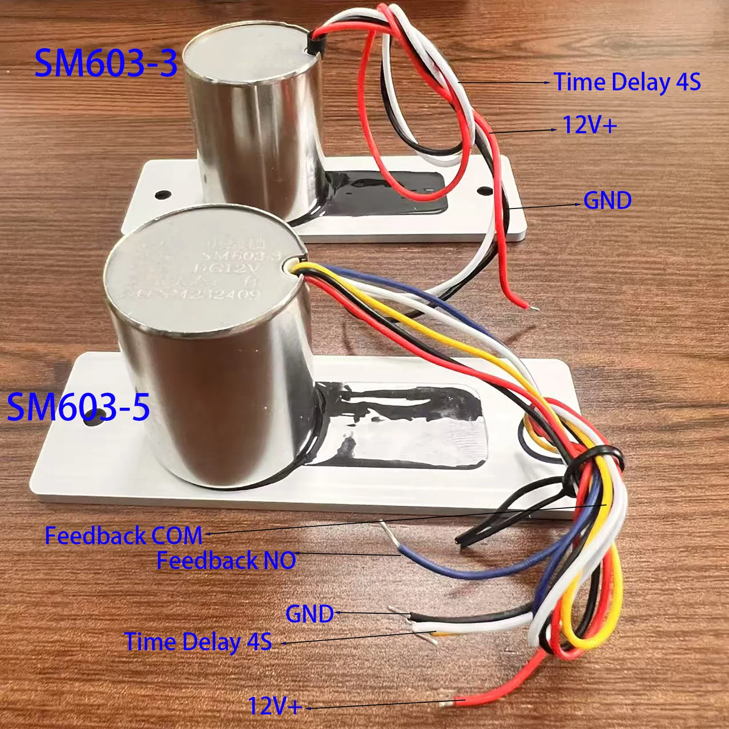 مقاوم للماء DC12V الكهربائية قطرة بولت قفل الباب 3/5 أسلاك تأخير الوقت التعريفي السيارات قفل اسطوانة إلكترونية ردود الفعل (اختياري)