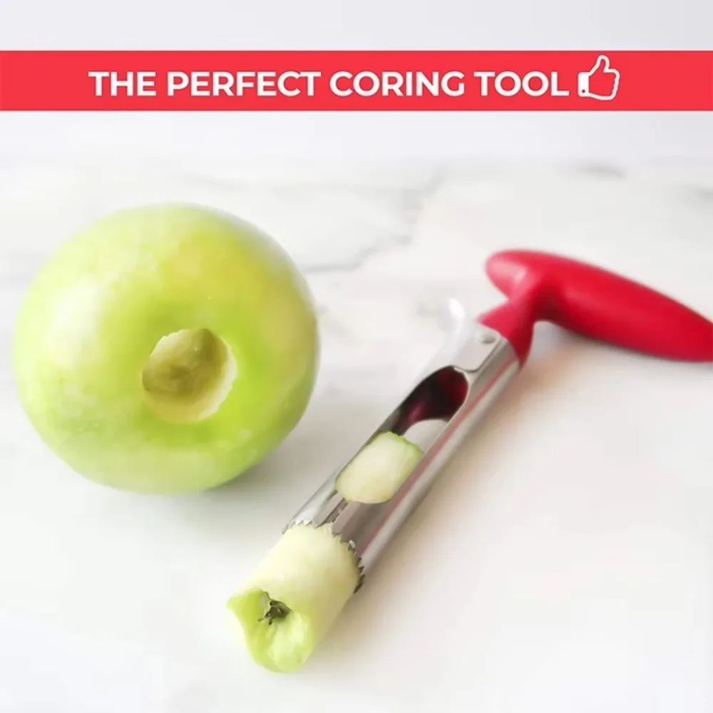 Premium Apple Corer Stainless Steel Apple Pears Core Remover Tool Fruit Cutter Seeder Slicer Knife Kitchen Vegetable Tools image 6