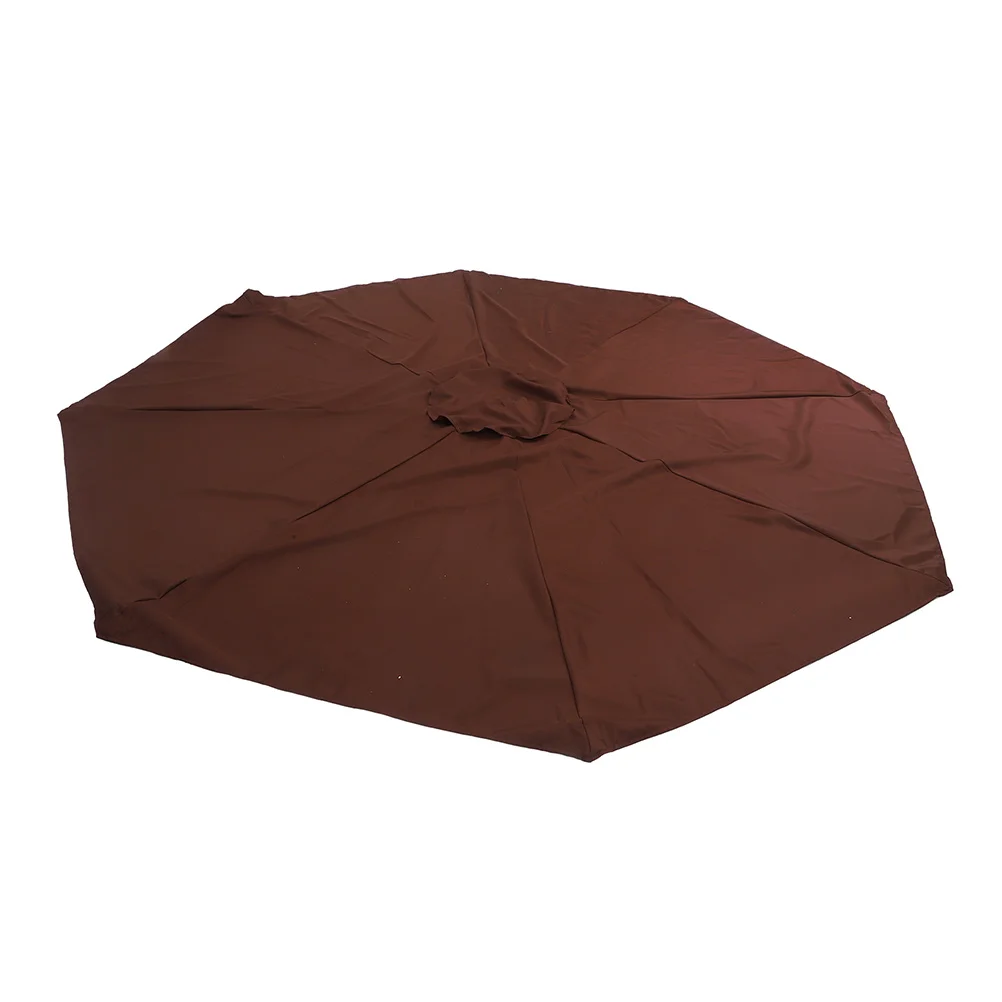 

2.3m Outdoor Umbrella Canopy Replacement Fabric Patio Yard Yard Umbrella Canopy Garden Waterproof Cloth Modern Style