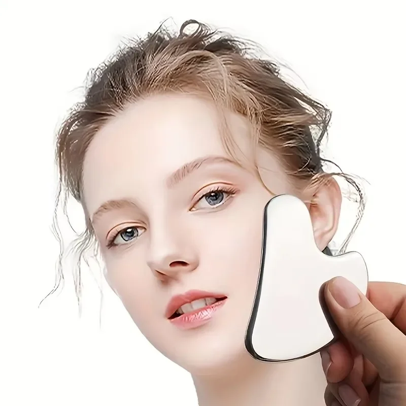 Gua Sha Facial Massage Stainless Steel Gua Sha Massage Tool Anti-Aging Firming Face Cooling Eye SPA Body Massage Tool