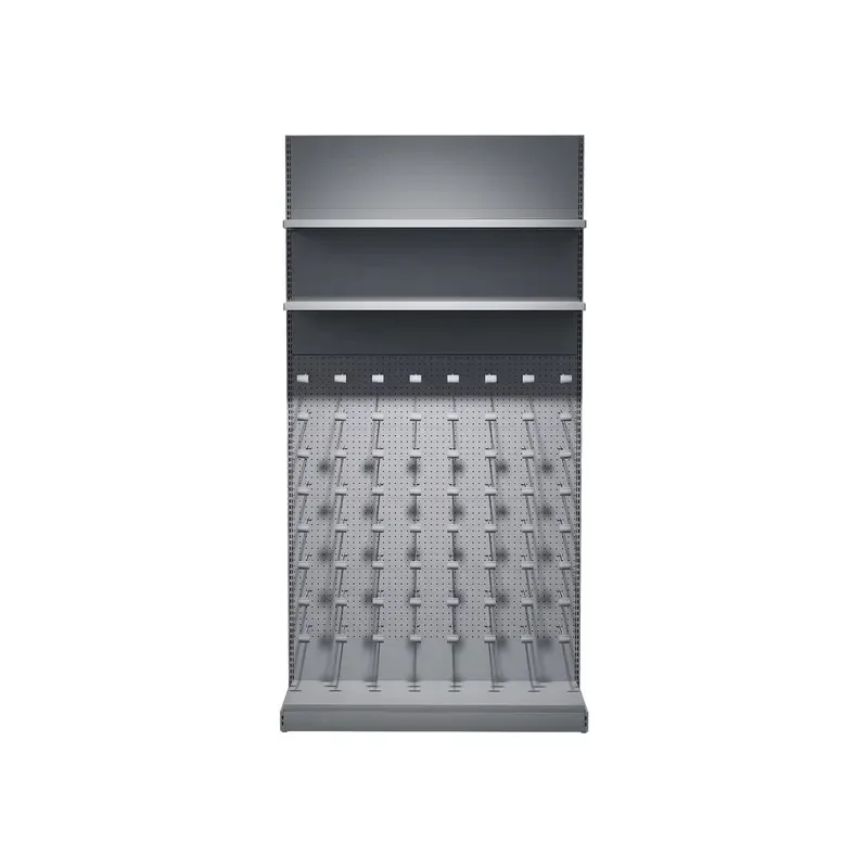 Double Sided Multi Layer Supermarket Shelf for Convenience and Retail Store Display Rack