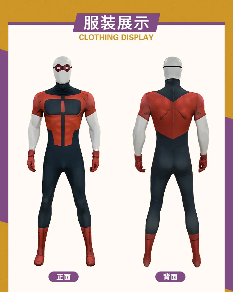 

Invincible Season 4 Oliver Grayson Cosplay Costume Complete set of costumes for animated characters of the same style