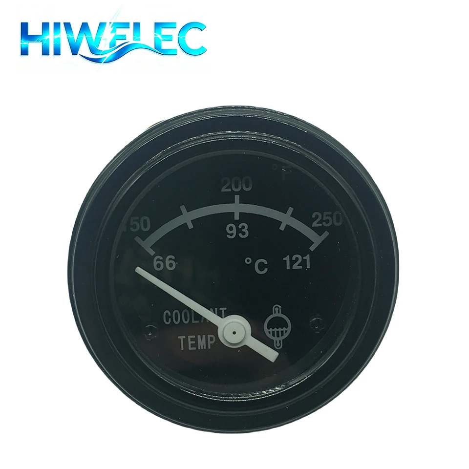 3015234 Water Temperature Meter 24V Coolant Temperature Gague Size 52mm Generator Accessories