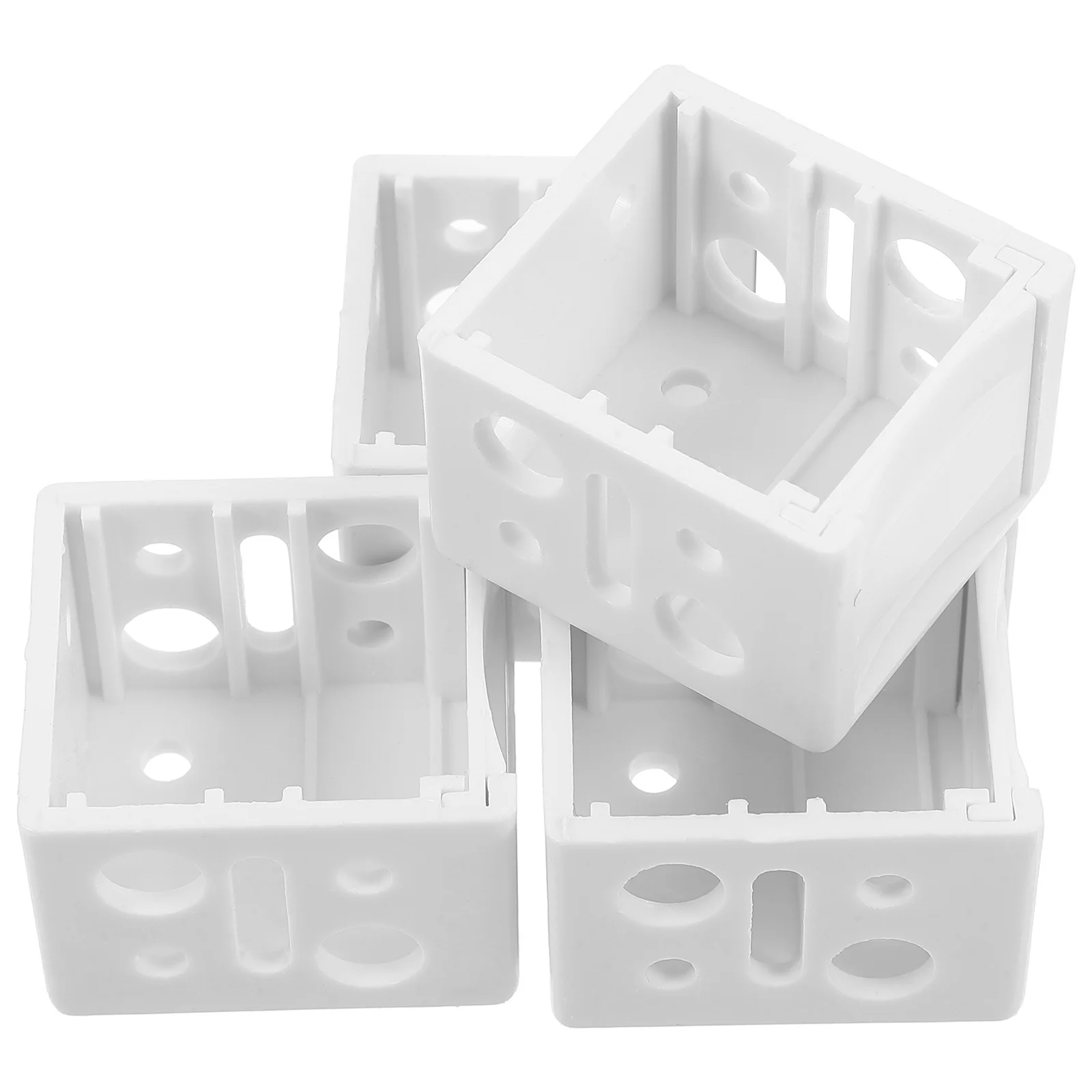 4 шт. белые кронштейны для жалюзи, сверхмощные опорные кронштейны для оконных жалюзи, поручни, простая установка, инструменты не требуется, замена