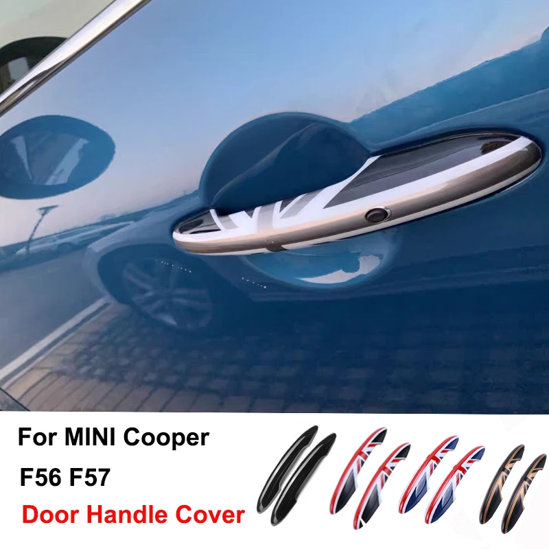 

Union Jack Exterior Decoration Car Door Handle Cover Stickers For M Coope r S J C W F 56 Hatchback F 57 Auto-Styling Accessories