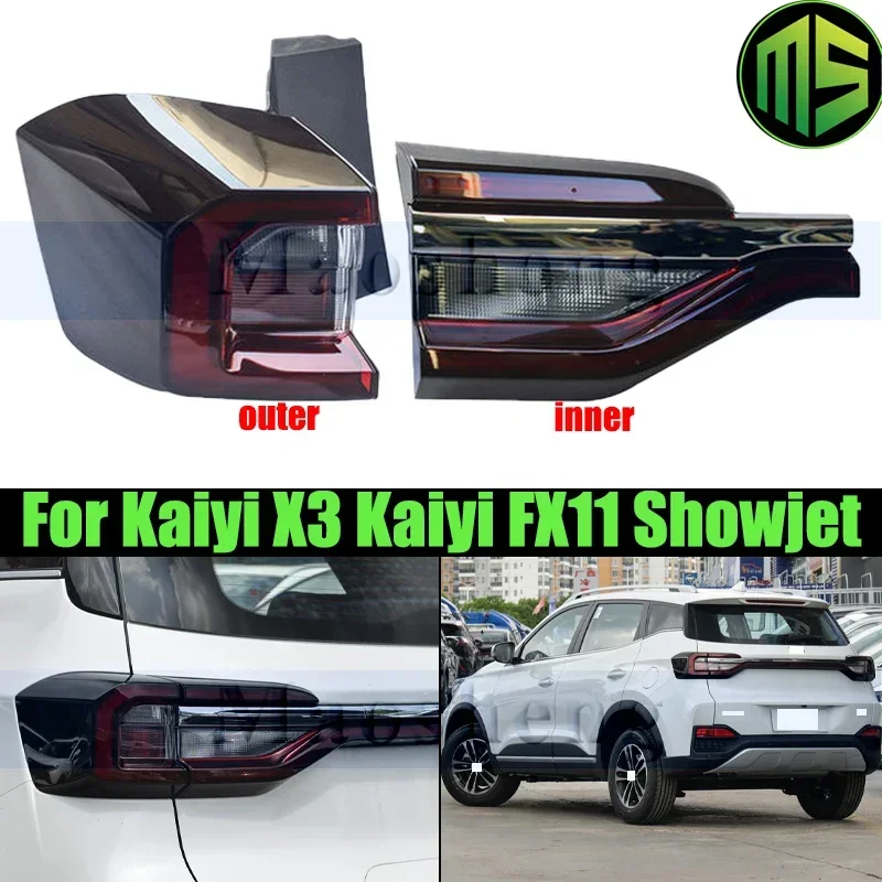 Maosheng Rear Bumper Tail Light Tail Lamp For Kaiyi X3 Kaiyi FX11 Kaiyi Showjet Taillight Taillamp Brake Light Turn Light