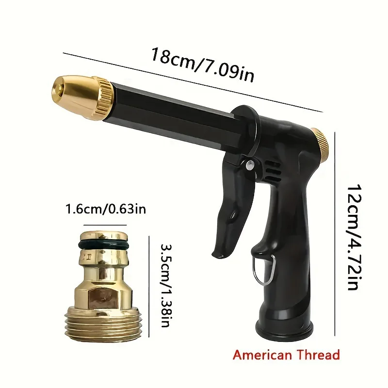 High-Pressure Car Wash & Garden Water Gun – Multifunctional Nozzle for Powerful Cleaning of Vehicles & Outdoor Spaces