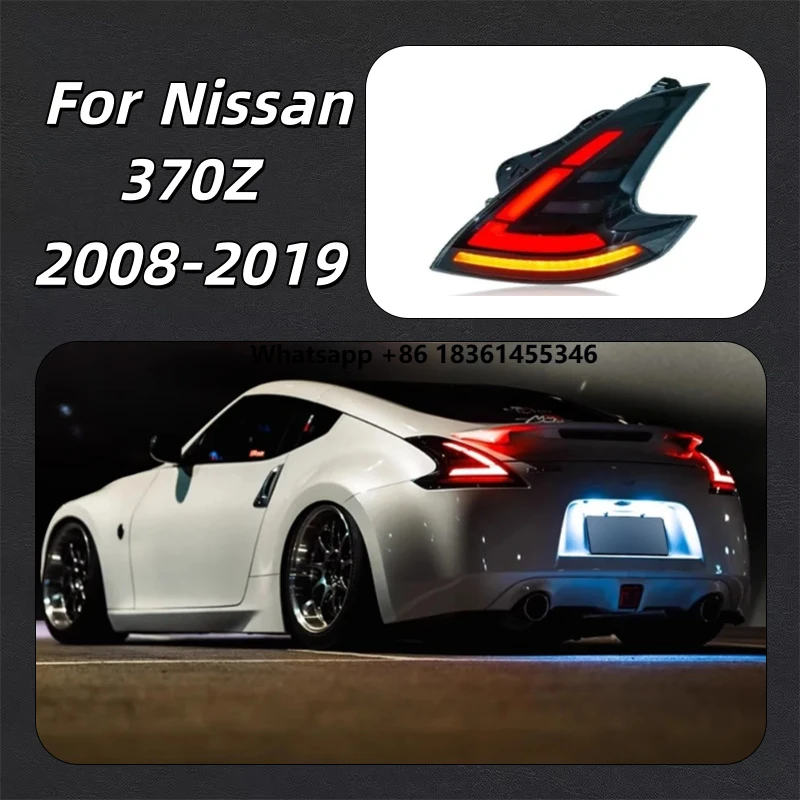 

for 2013-2019 370Z taillight assembly modified LED rear taillight running light streamer turn signal