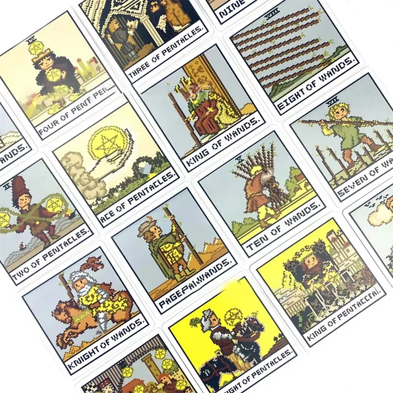8-bits Fantasy Tarot Deck Card Profetie Waarzeggerij Familiefeestbord Waarzeggerij Spel Beginnerskaart