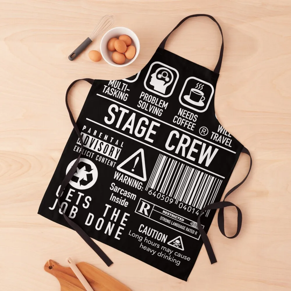 

Super Funny Stage Crew - Backstage Tech Week Theatre Apron Kids Goods For Home And Kitchen Chef Uniform Woman Apron