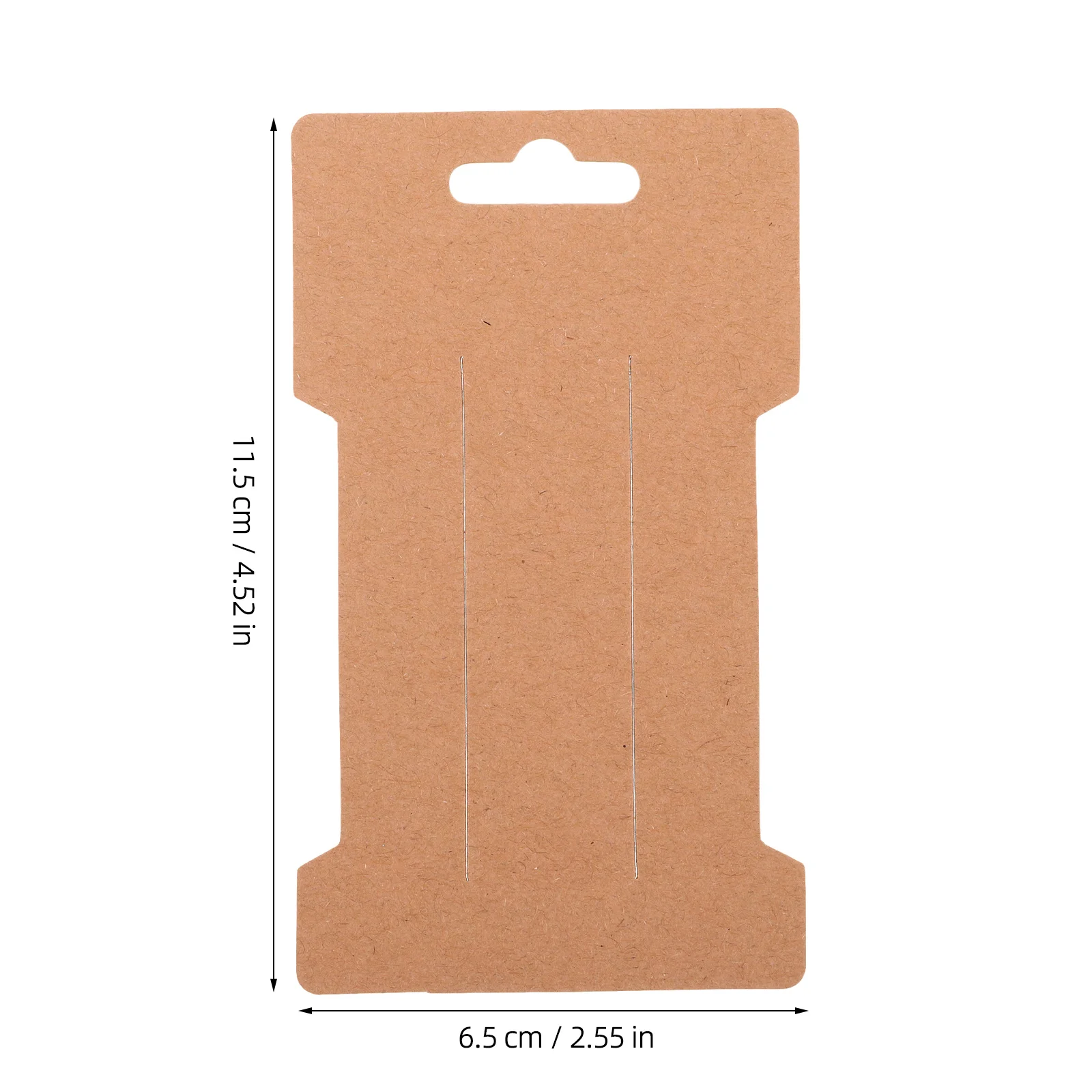 100 قطعة كرافت ورقة مشبك شعر بطاقات عرض حامل ل الانحناء المشابك دبوس الشعر المنظم المحمولة ملحق التعبئة والتغليف بطاقة