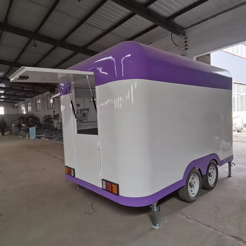 FOODLINE Customized Fast Food Caravan Mobile Kitchen Truck Shipping Container Food Trailer Complete Cooking Equipment Enterprise
