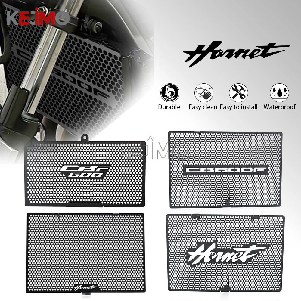

CB600F Hornet 2008-2013 For Honda accessory Motorcycle Radiator Grille Guard CBF600 CBF 600 2004-2007 Protector Cover Protection