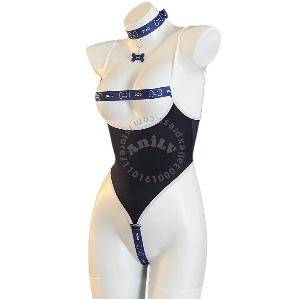 AniLV Anime Cute Puppy Bodysuit Sexy Lingerie Women Temptation Pajamas Erotic Outfits Cosplay Costumes