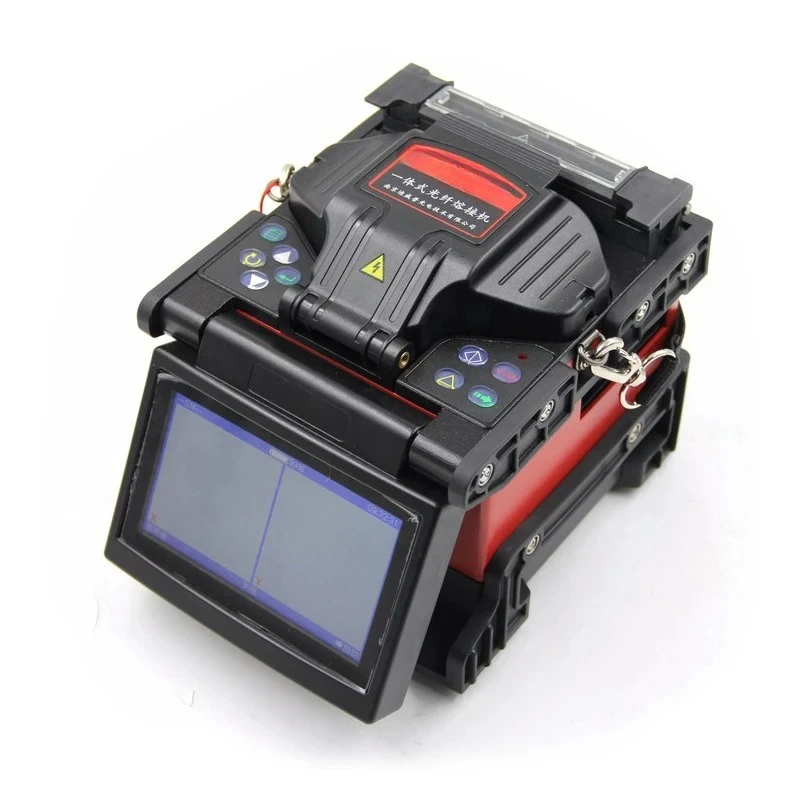 High Quality D&VP-740 Optic Fusion Splicer 4.3 inch Color LCD 8 Sec weld FTTH Multilingual Fiber Optic Splicing