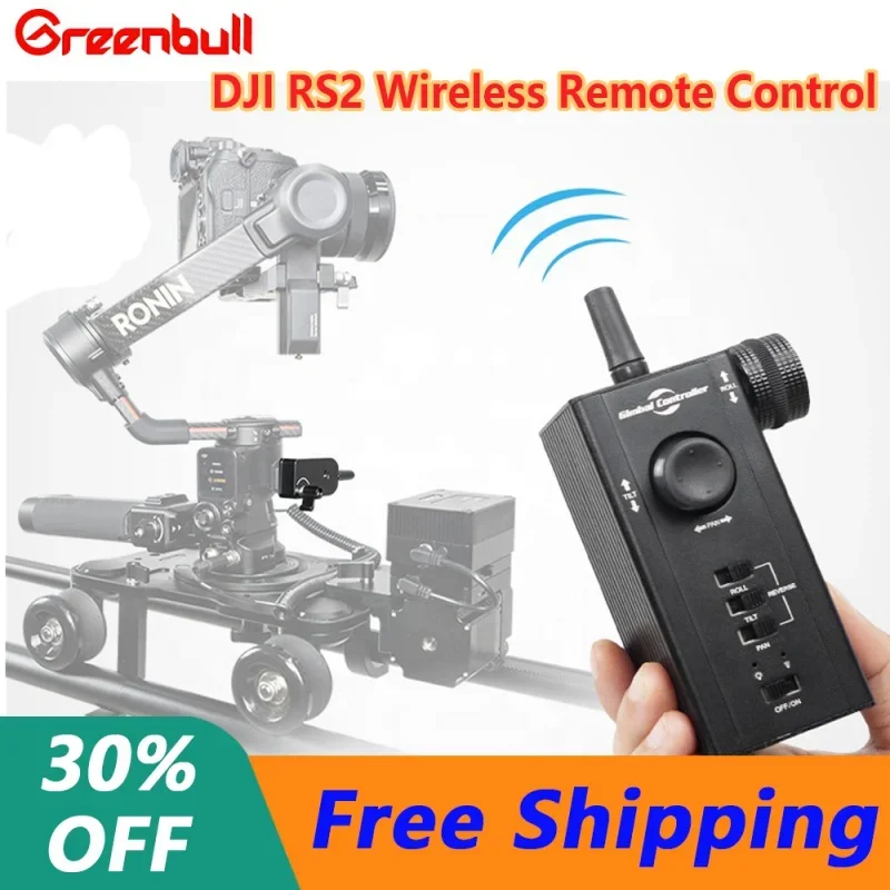 

Greenbull Wireless Remote Control For Dji RS2 Gimbal Stabilizer Accessories Parts Long Distance Shooting