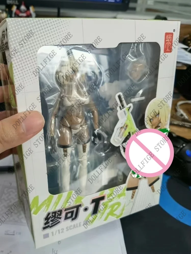 

1/12 Snail Shell Milk Tea Girl Action Figures Assembly Gun Gynoid Statue Assembly Garage Kit Mecha Model Kit Figure Toy Gifts
