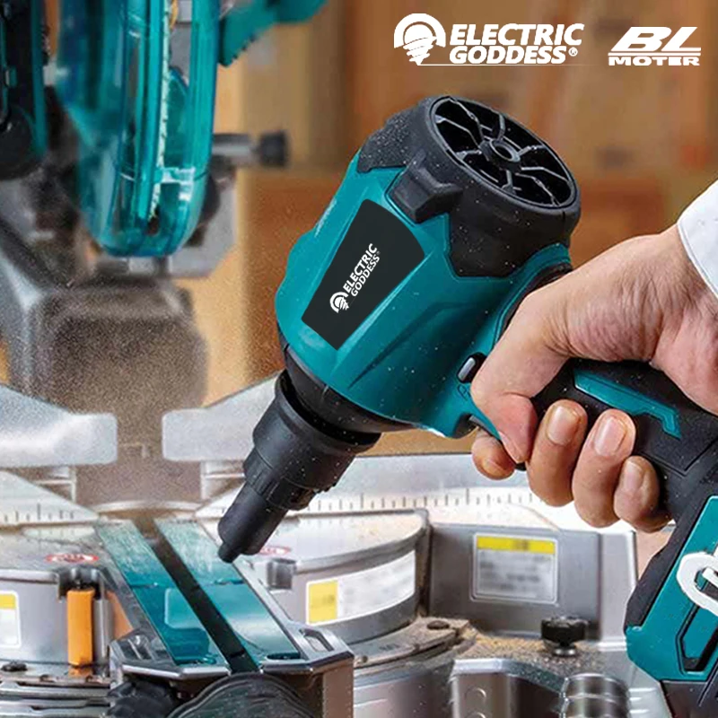 Imagem -04 - sem Fio Elétrica Deusa Air Gun ar Comprimido Poeira Collector Blower Brushless Ferramenta Elétrica Dewalt Makita Milwaukee Bateria