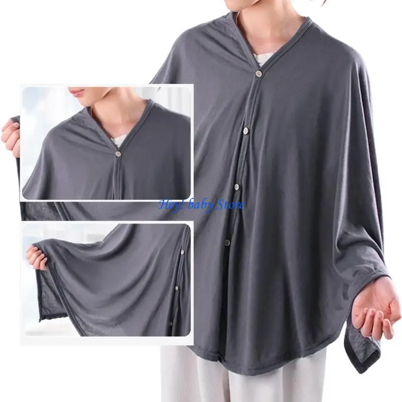 Q1FE الغطاء التمريري الخارجي القطن القابل للتغذية قطعة قماش مضادة للضوء ومنشفة الرضاعة الطبيعية المضادة للعار قابلة للتعديل