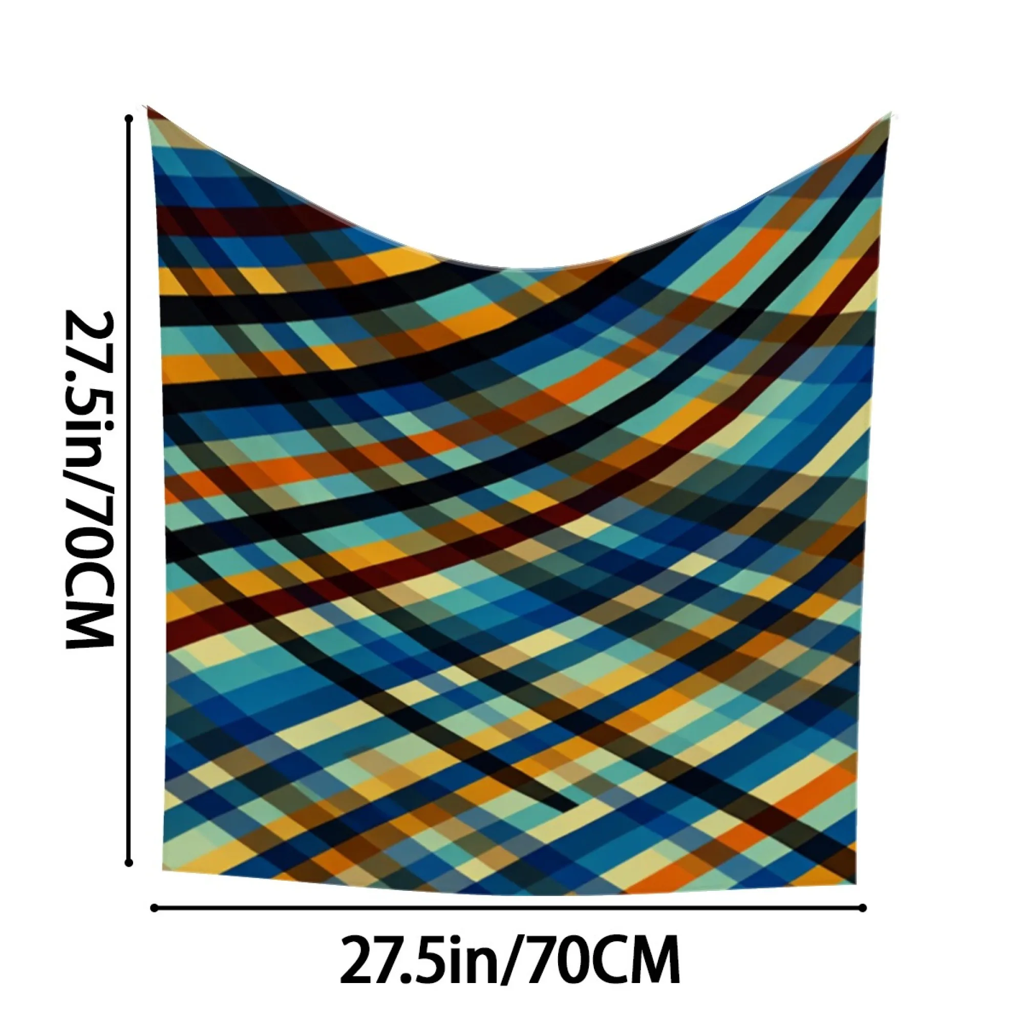 Custom Silk Scarf Personalized Logo Print Fashion Square Scarf For Women Versatile Headband Bag Accessory