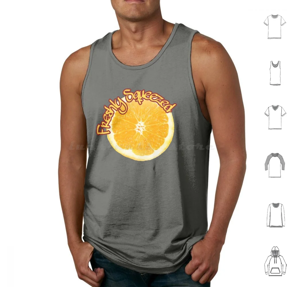 Freshly Squeezed Tank Tops Print Cotton Haiku Poetry Poem Text Facemask Funny Cool Helmet Bumper Hydro Aesthetic Hydro