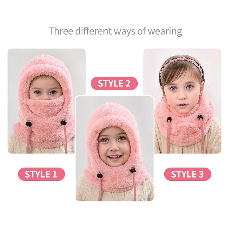 Рисунок 3 - Зимняя детская шапка-балаклава 3в1