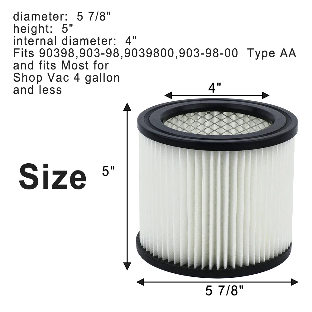 1pc Filter For 90398 9039800 Wet/Dry Vacuum Filter Robot Weeper Cleaning Accessories Vacuum Filter