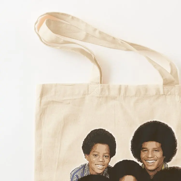 The Jackson Five T-Shirt Tote Bag reusable shopping bag sac pour femme large size bags cute tote bag