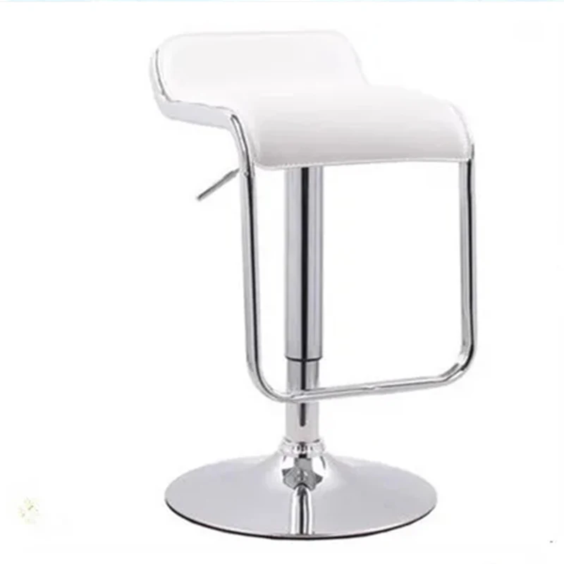 

Lifting Swivel Bar Counter Chair Rotating 56-76cm Height Adjustable Bar Chair PU Leather Soft Cushion High Footstool Barstool