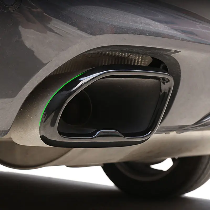 

Автомобильные аксессуары, выхлопная труба, крышка глушителя для BMW X3 G01 X4 G02 2022, накладка кронштейна хвостового горла из нержавеющей стали