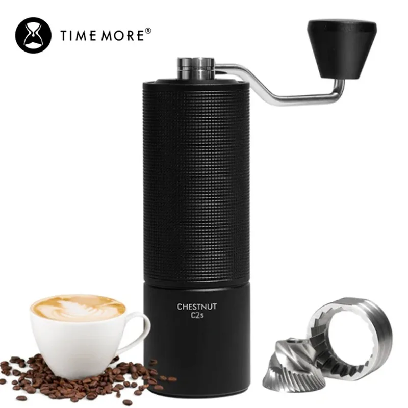 

TIMEMORE Chestnut C2S Manual Coffee Grinder Adjustable Hand Coffee Grinder with Stainless Steel Conical Burr Barista Household