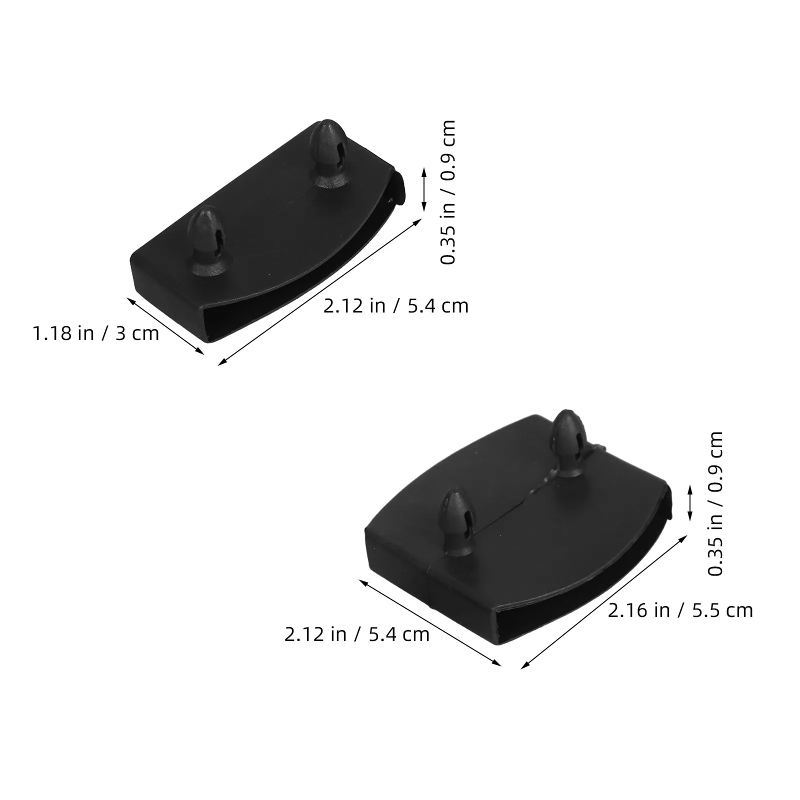 1 set 1 Set Plastic Bed Replacement Caps Office Computer Chair Furniture Accessory Reusable Slat End Caps Smooth Surface Easy