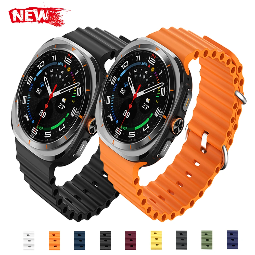 Once Loop Strap für Samsung Galaxy Watch Ultra 47mm, weiches Sportarmband für Samsung Galaxy 7 Ultra 47mm, Quick Fit Armband