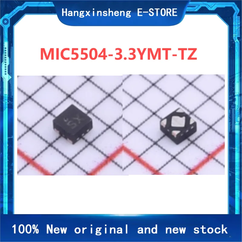 100PCS/LOT MIC5504-3.3YMT-TZ TDFN-4 Brand New Original Integrated circuit Chip Bom with single