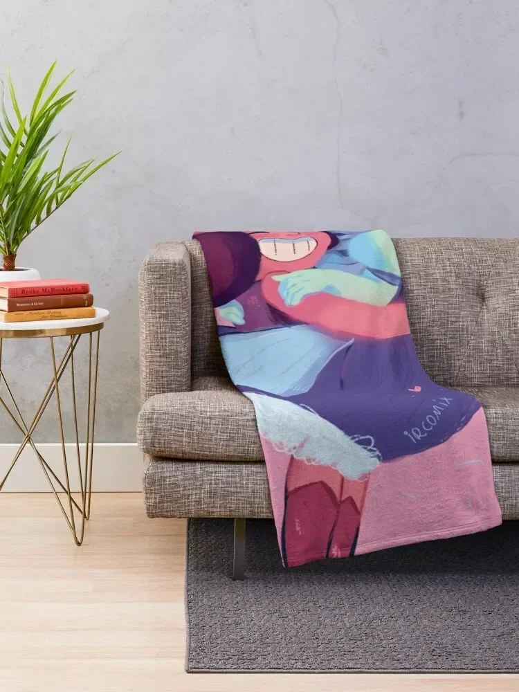 SU Ruby and Sapphire Throw Blanket Stuffeds heavy to sleep Blankets