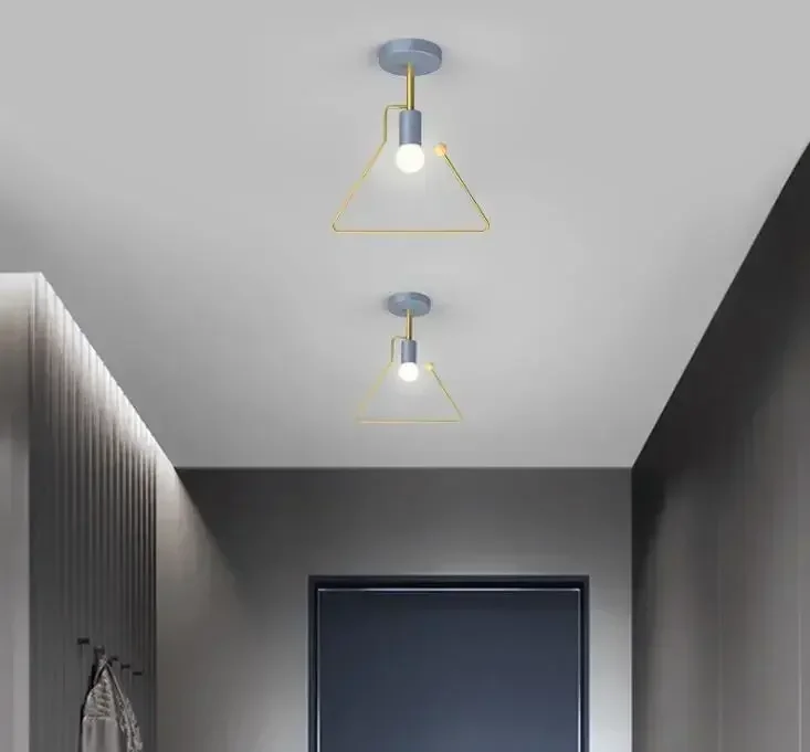 TechHPCorridor Light Corridor Light Net Red Nordic Hall Porch Simple Modern Star Cloakroom Staircase