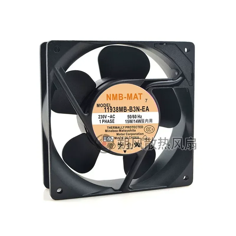 for NMB 11938MB-B3N-EA 12038 12CM AC230V Cabinet Cooling Fan