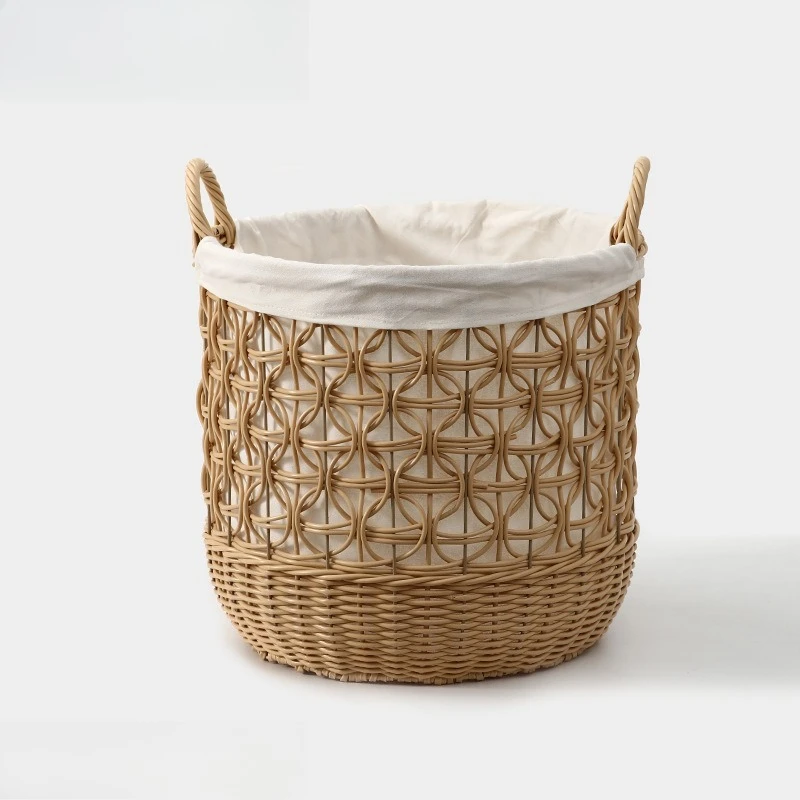 high value, light luxury, large capacity clothes storage basket, household belt lining, portable sundries basket frame