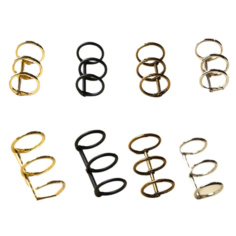 

2pcs Metal Loose Leaf Binder Rings for Notebook Album Scrapbook Rings Clips Binder Calendar Stationery Office Binding Supplies